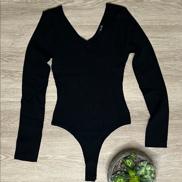 Long Sleeve Black Bodysuit NWT - Picture 5 of 5